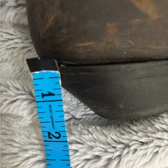 Double H Brown Leather Cowboy Boots, size 9 - Picture 5 of 6